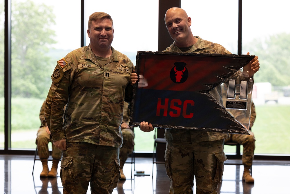 34th Infantry Headquarters and Headquarters Battalion Change of Command