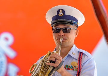 Coast Guard Cutter Campbell holds change-of-command ceremony at Rhode Island home port