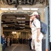 USS Tripoli Command Master Chief Piped Ashore