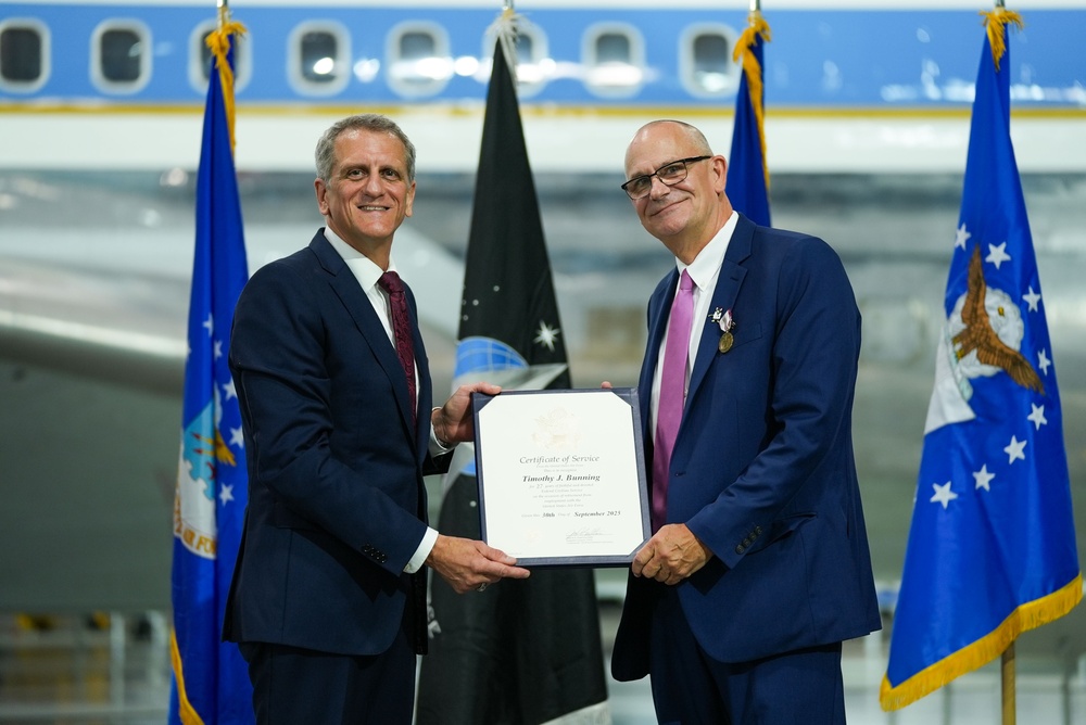 Dr. Timothy J. Bunning Retirement Ceremony