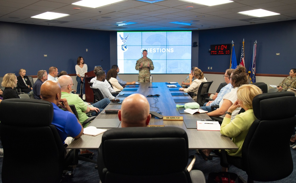 Leadership Ohio group tours Wright-Patterson Air Force Base