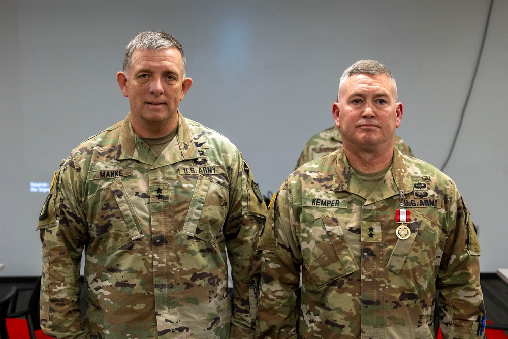 Maj. Gen. Charles Kemper’s Award Ceremony