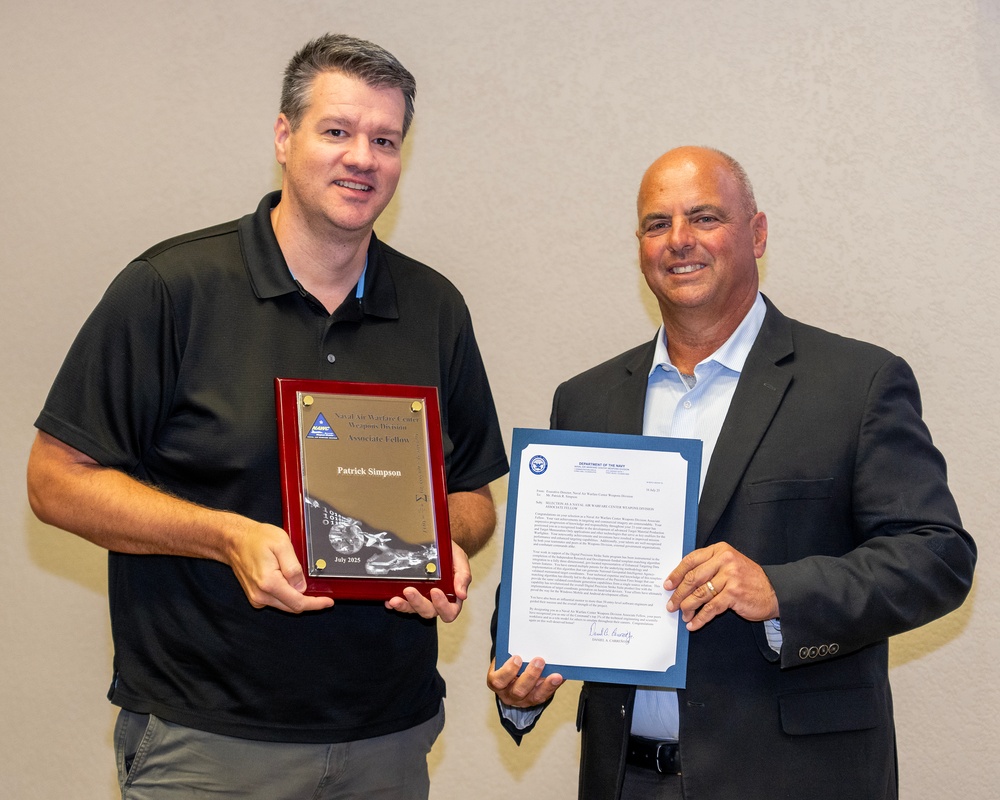 NAWCWD inducts 18 into Fellows Program