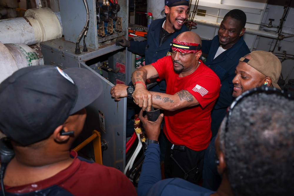 AC Maintenance Aboard USNS Comfort