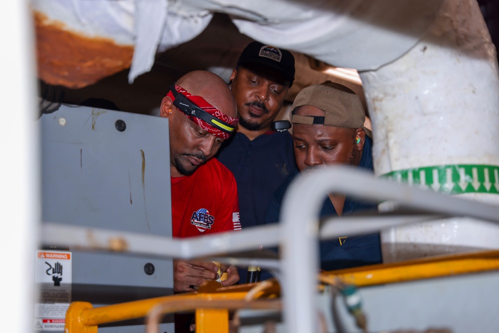 AC Maintenance Aboard USNS Comfort