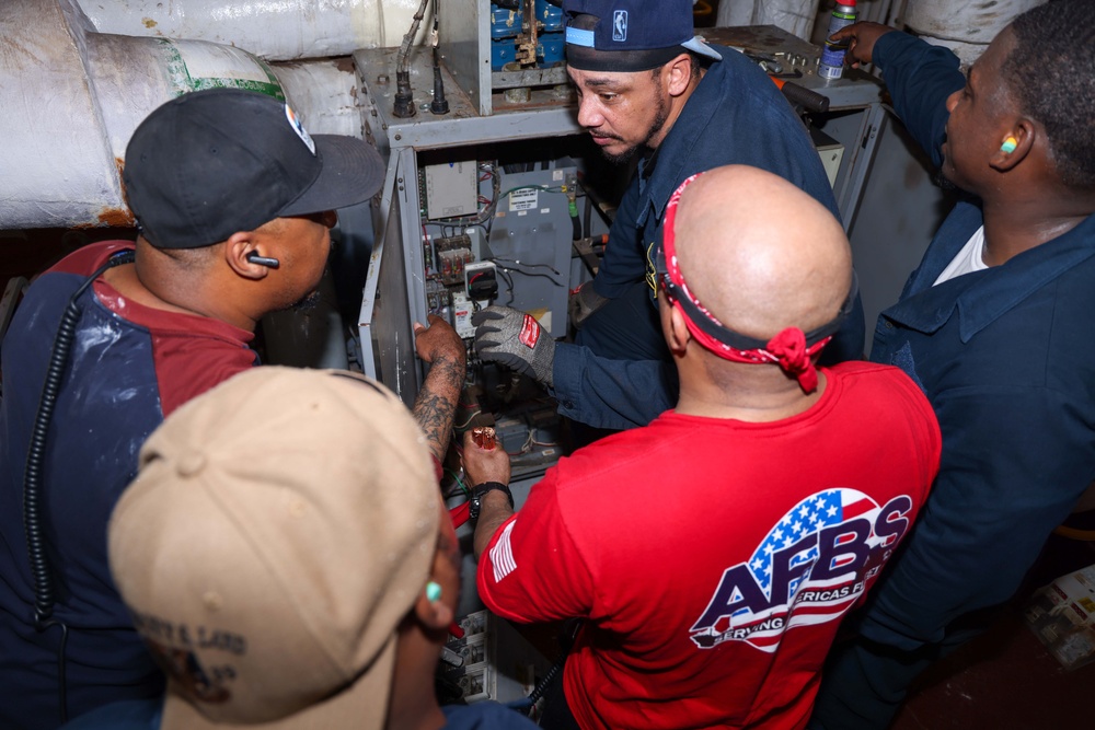 AC Maintenance Aboard USNS Comfort