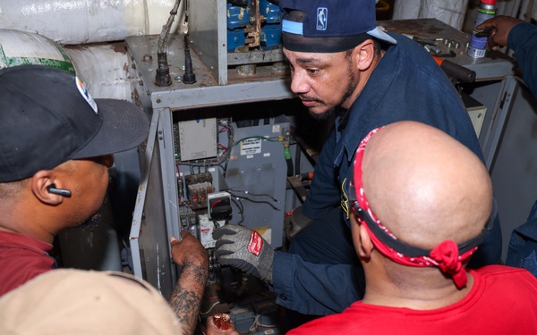 AC Maintenance Aboard USNS Comfort