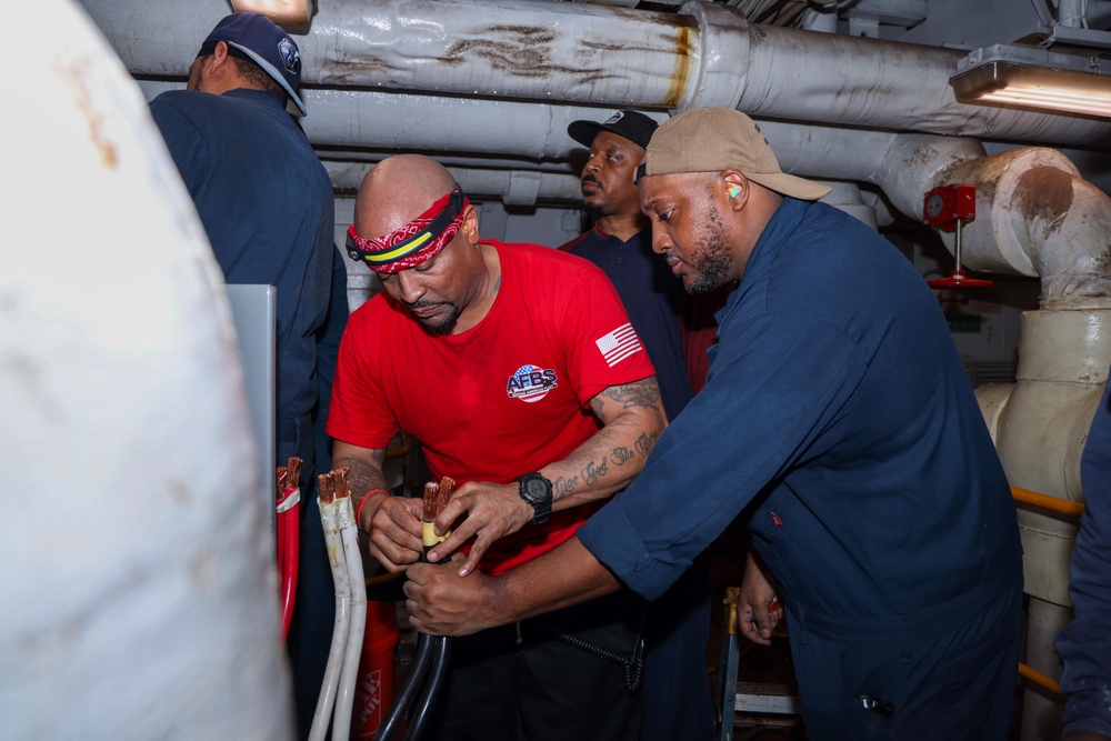 AC Maintenance Aboard USNS Comfort