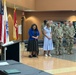 Soldiers and guests of the 650th RSG bow their heads in prayer