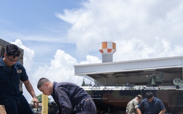 2nd AABN’s convoy from Morehead City after well deck rehearsals