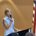 Congresswoman Susie Lee speaks to soldiers and their guests