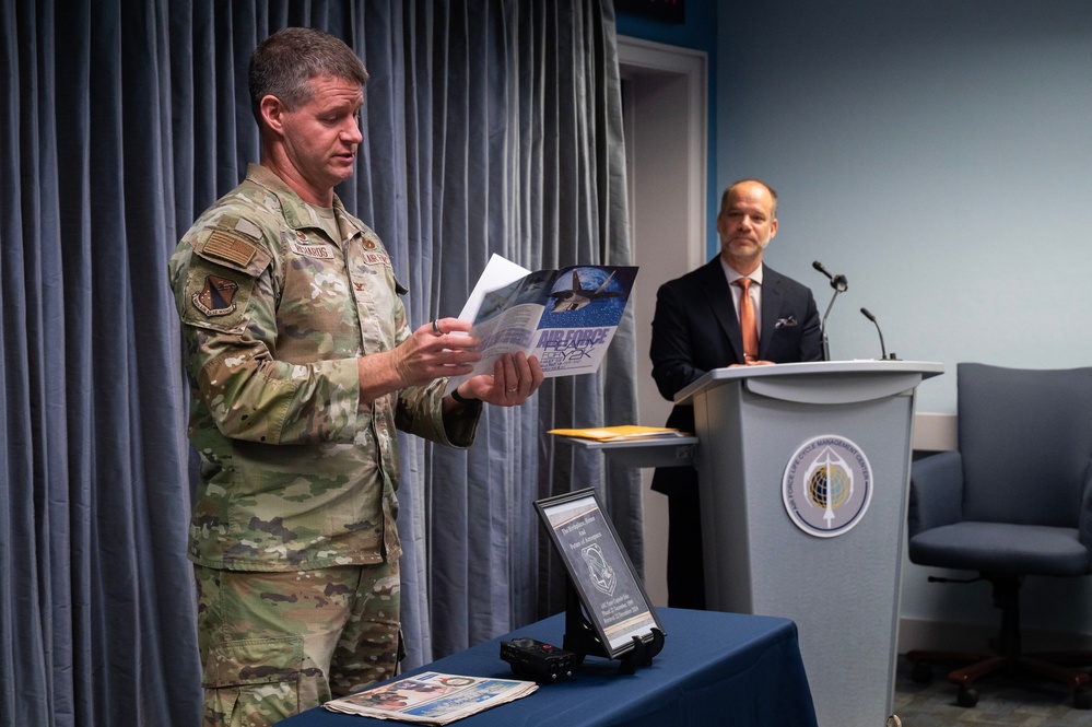 AFLCMC unveils contents of time capsule