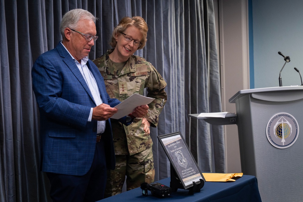 AFLCMC unveils contents of time capsule