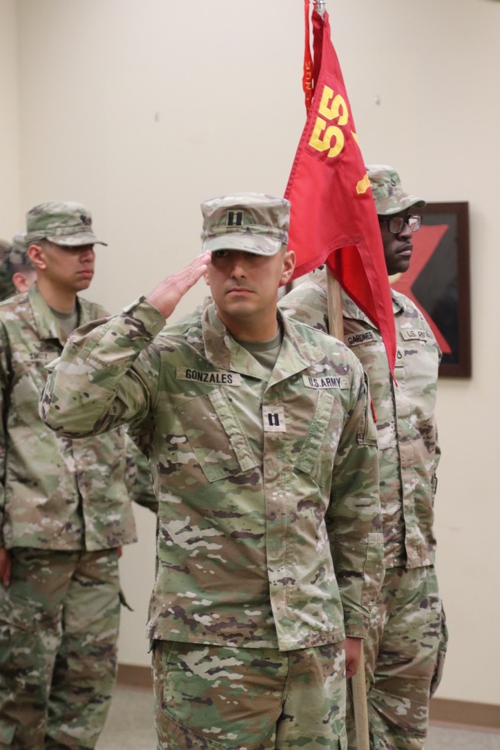 Cpt. Gonzales assumes command Cpt. Gonzales assumes command