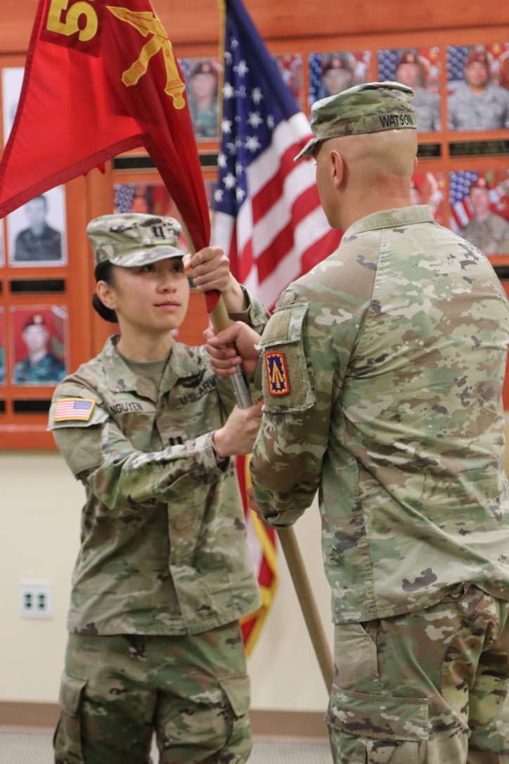 Cpt. Nguyen relinquishes command Cpt. Nguyen relinquishes command