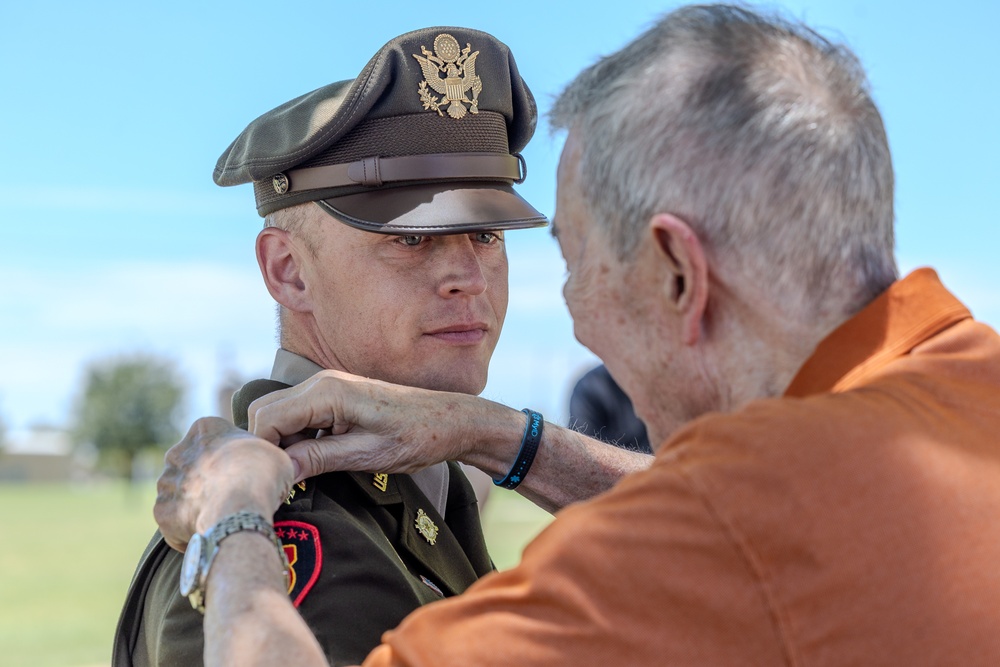 69th Air Defense Artillery Officer promoted to Captain
