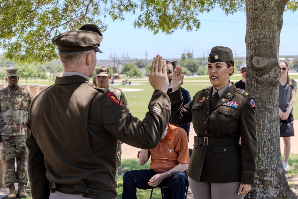 69th Air Defense Artillery Officer promoted to Captain