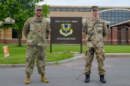 174th Attack Wing hosts German military members