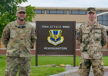 174th Attack Wing hosts German military members