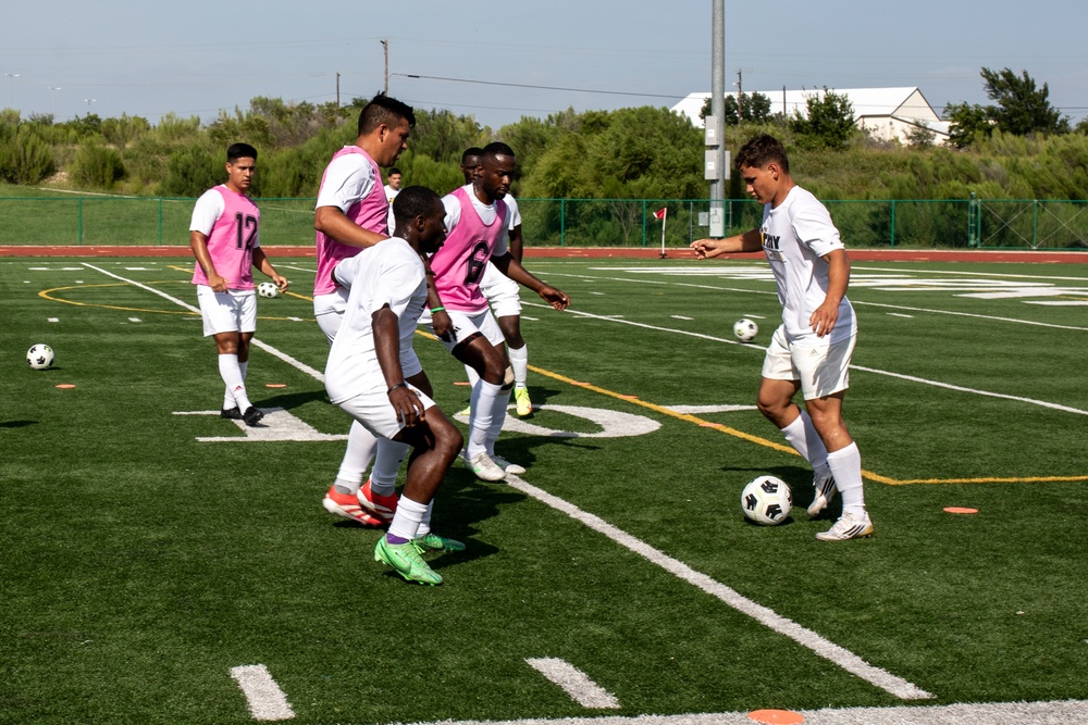 Soccer trial camp wraps up ahead of Armed Forces Tournament