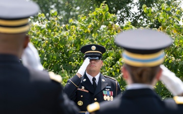 Military Funeral Honors with Escort are Conducted for U.S. Army Retired Col. Rose Marie Edinger in Section 75
