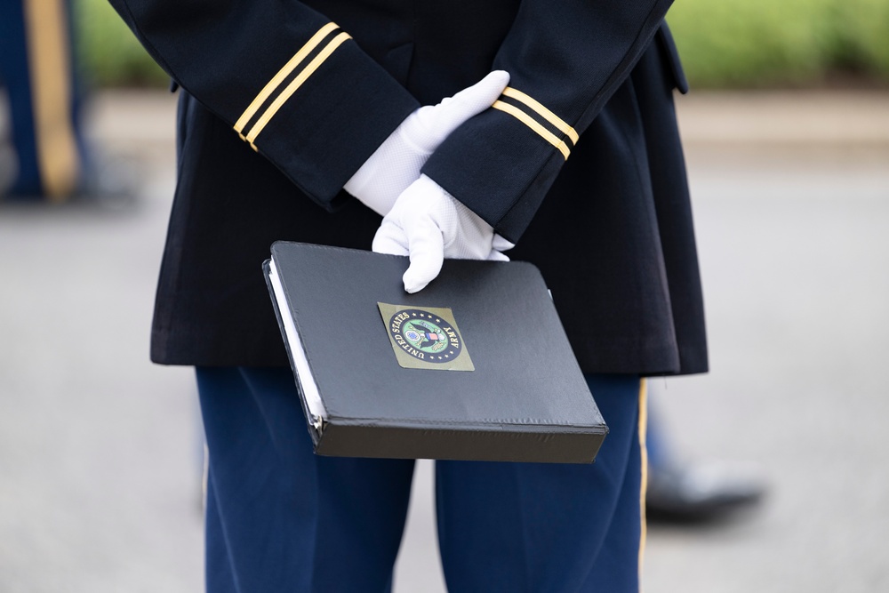 Military Funeral Honors with Escort are Conducted for U.S. Army Retired Col. Rose Marie Edinger in Section 75