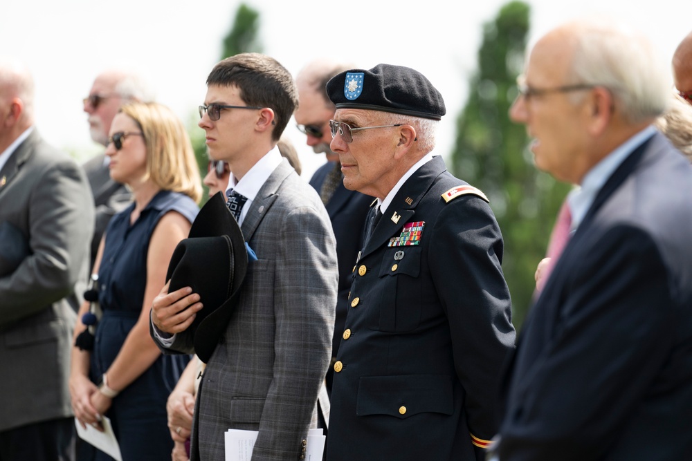 Military Funeral Honors with Escort are Conducted for U.S. Army Retired Col. Rose Marie Edinger in Section 75