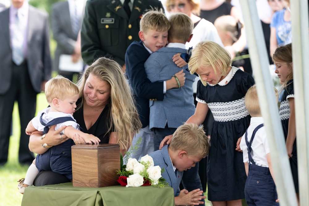 Military Funeral Honors with Escort are Conducted for U.S. Army Retired Col. Rose Marie Edinger in Section 75
