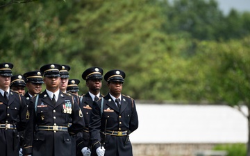 Military Funeral Honors with Escort are Conducted for U.S. Army Retired Col. Rose Marie Edinger in Section 75