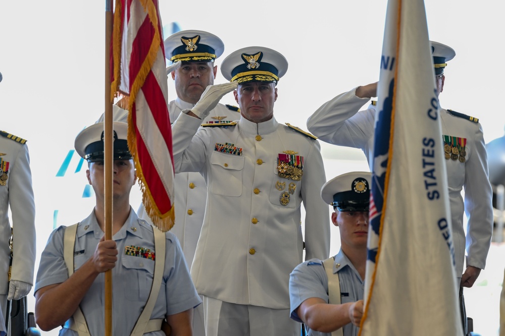 Coast Guard Air Station Clearwater holds change of command ceremony