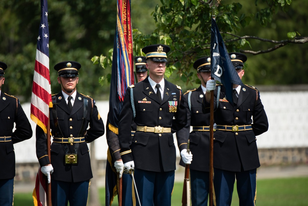 Military Funeral Honors with Escort are Conducted for U.S. Army Retired Col. Rose Marie Edinger in Section 75