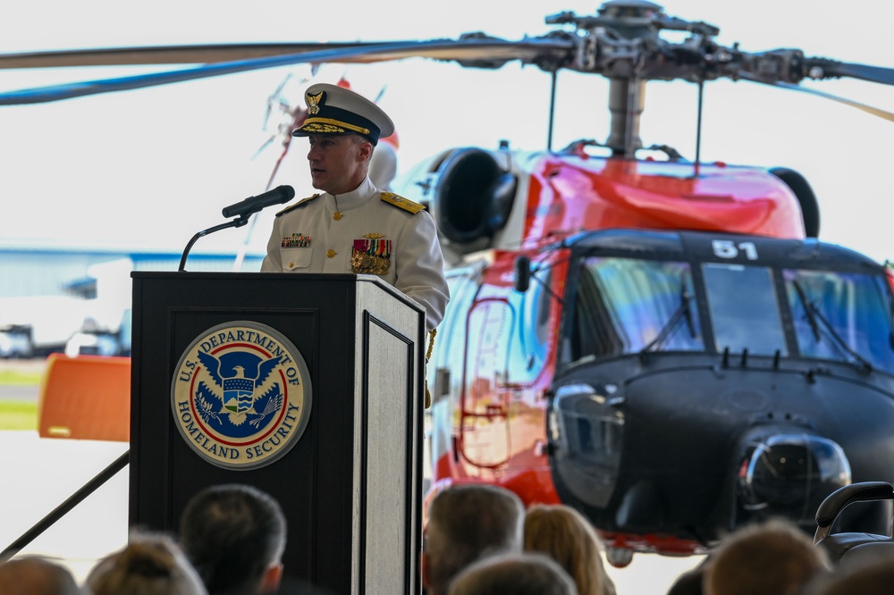 Coast Guard Air Station Clearwater holds change of command ceremony