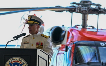 Coast Guard Air Station Clearwater holds change of command ceremony