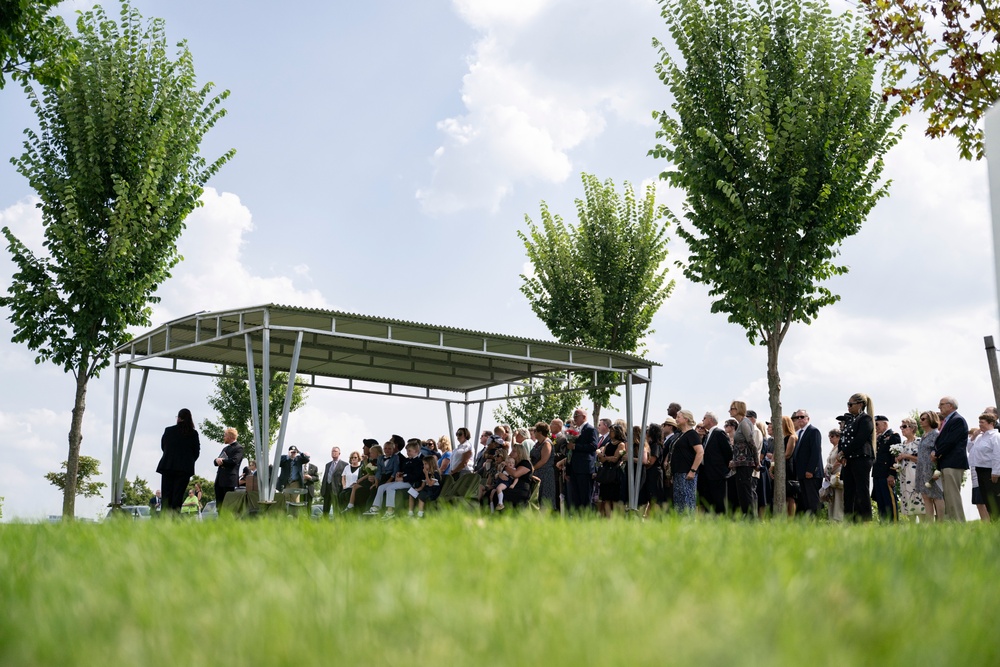 Military Funeral Honors with Escort are Conducted for U.S. Army Retired Col. Rose Marie Edinger in Section 75