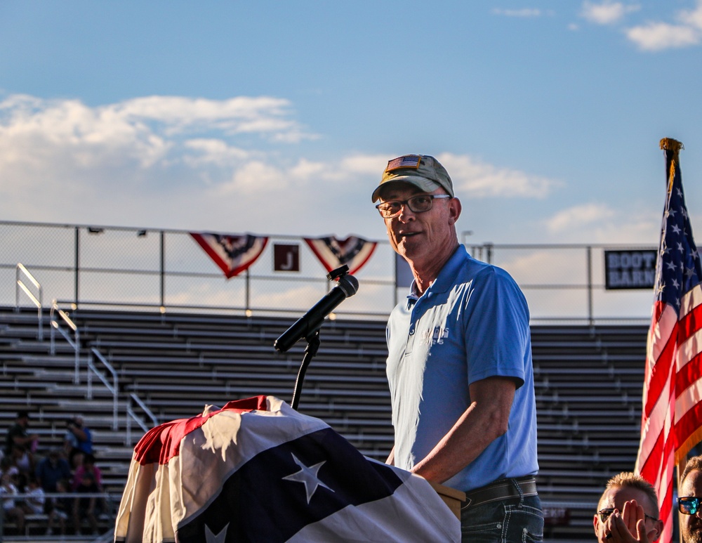 C Battery, 145 Field Artillery Flag Retirement