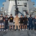 NASCAR Drivers Visit USS Jack H. Lucas