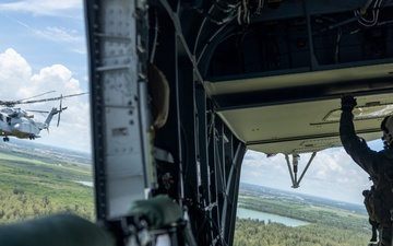 U.S. Marines with HMH-461 insert 2nd LAAD