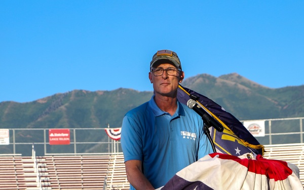 C Battery, 145 Field Artillery Flag Retirement