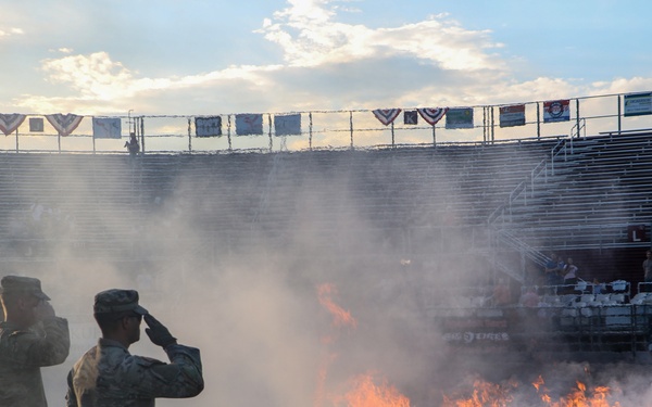 C Battery, 145 Field Artillery Flag Retirement