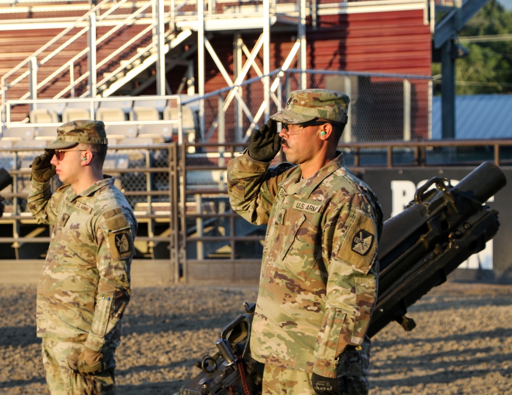C Battery, 145 Field Artillery Battalion Flag Retirement