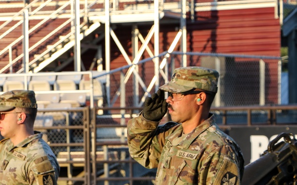 C Battery, 145 Field Artillery Battalion Flag Retirement