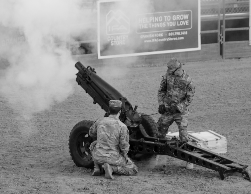 C Battery, 145 Field Artillery Battalion Flag Retirement