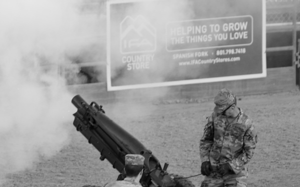 C Battery, 145 Field Artillery Battalion Flag Retirement