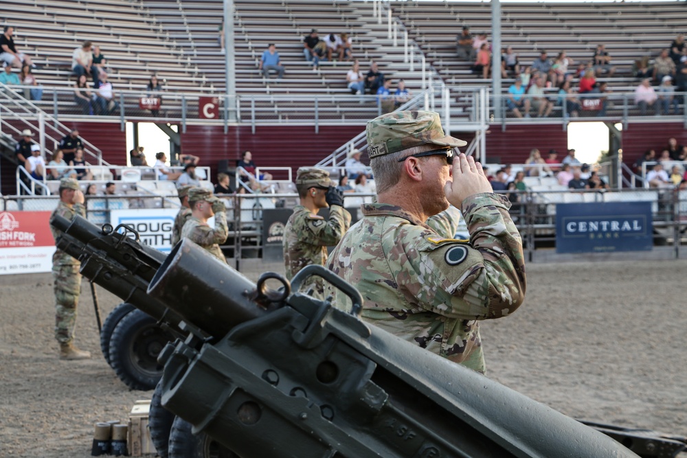 C Battery, 145 Field Artillery Battalion Flag Retirement
