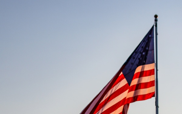 C Battery, 145 Field Artillery Battalion Flag Retirement
