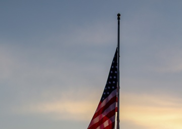C Battery, 145 Field Artillery Battalion Flag Retirement