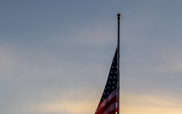 C Battery, 145 Field Artillery Battalion Flag Retirement