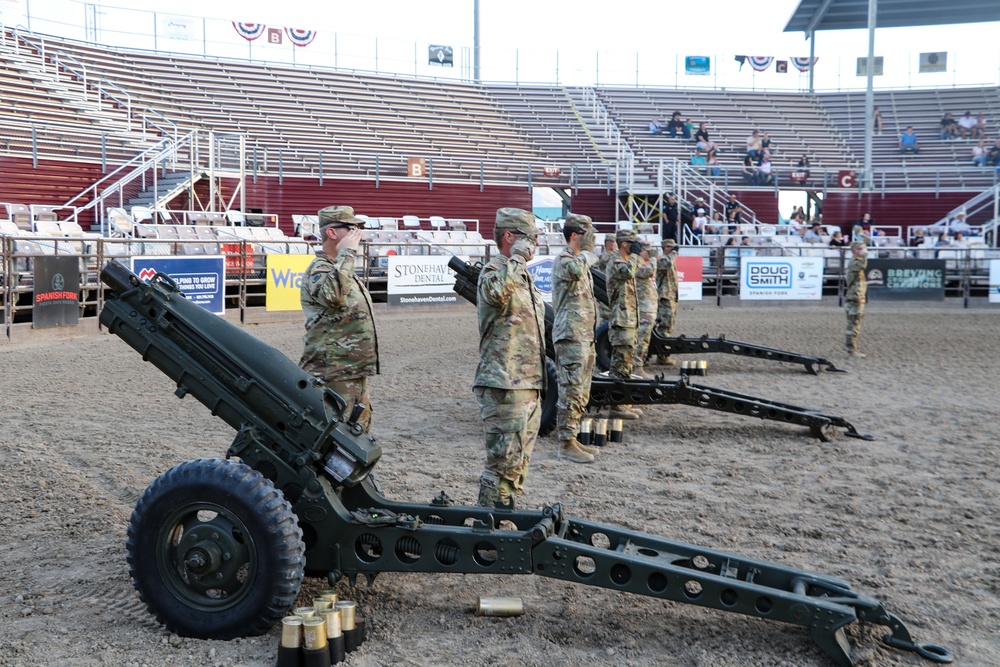 C Battery, 145 Field Artillery Battalion Flag Retirement