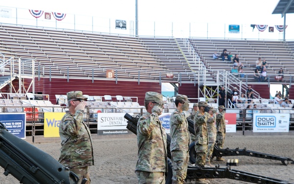 C Battery, 145 Field Artillery Battalion Flag Retirement