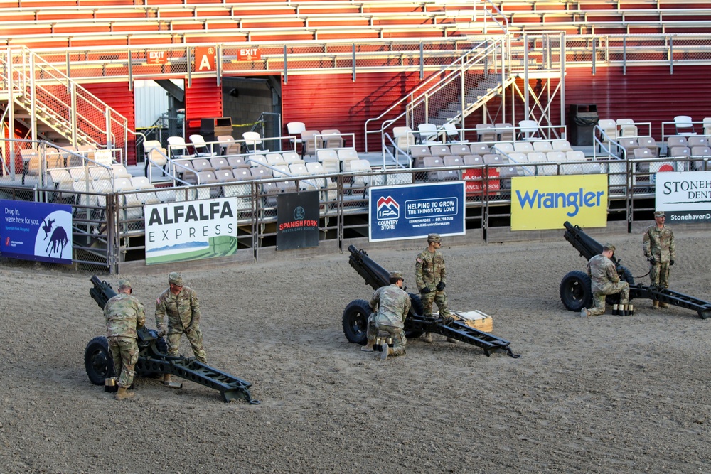 C Battery, 145 Field Artillery Battalion Flag Retirement